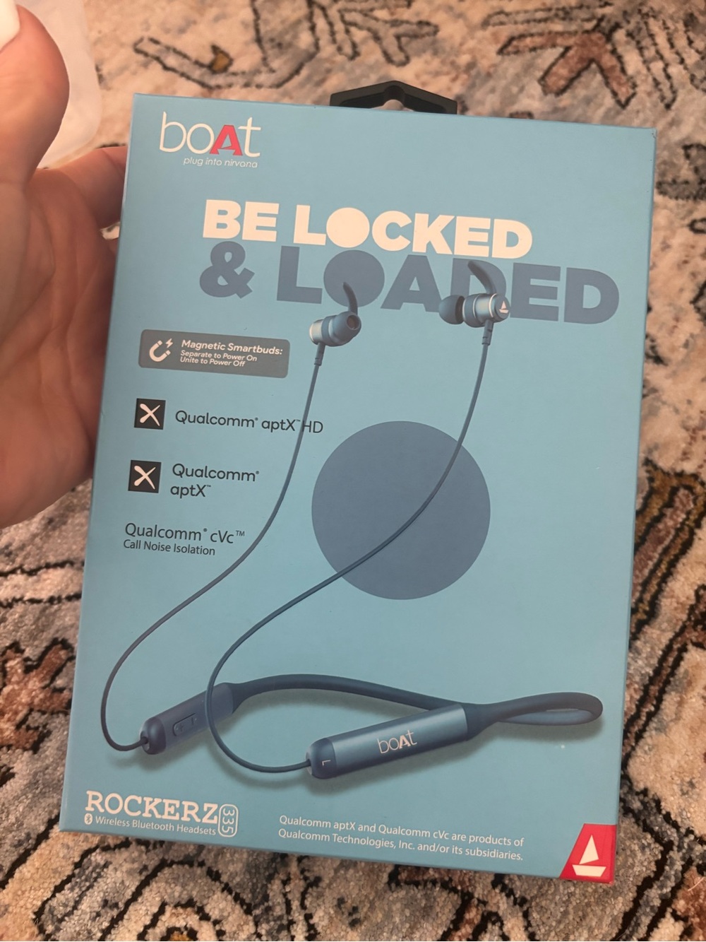 boAt Rockerz 335 Wireless Neckband Headphones - Blue